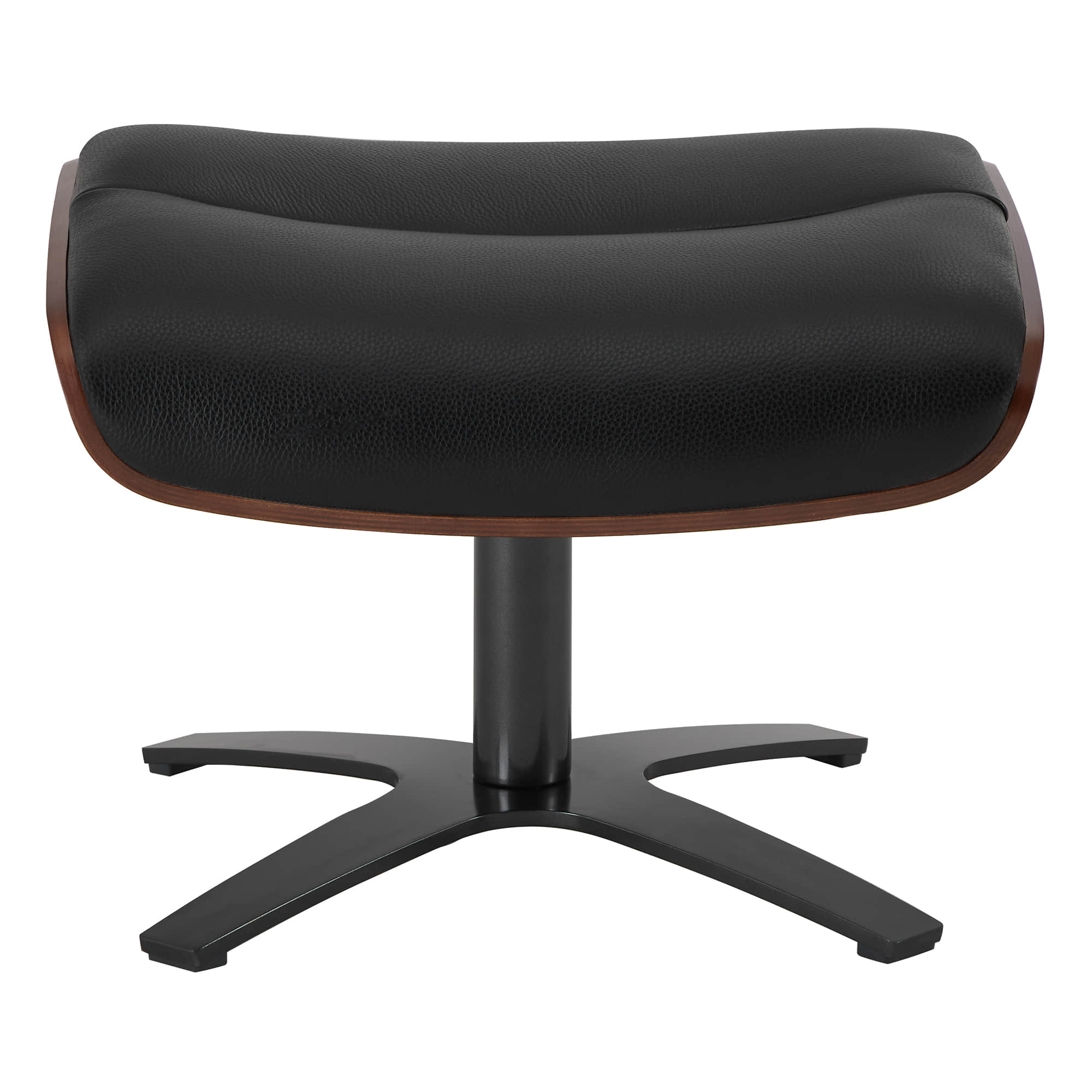 Elvin Genuine Leather Recliner Lounge Chair & Ottoman