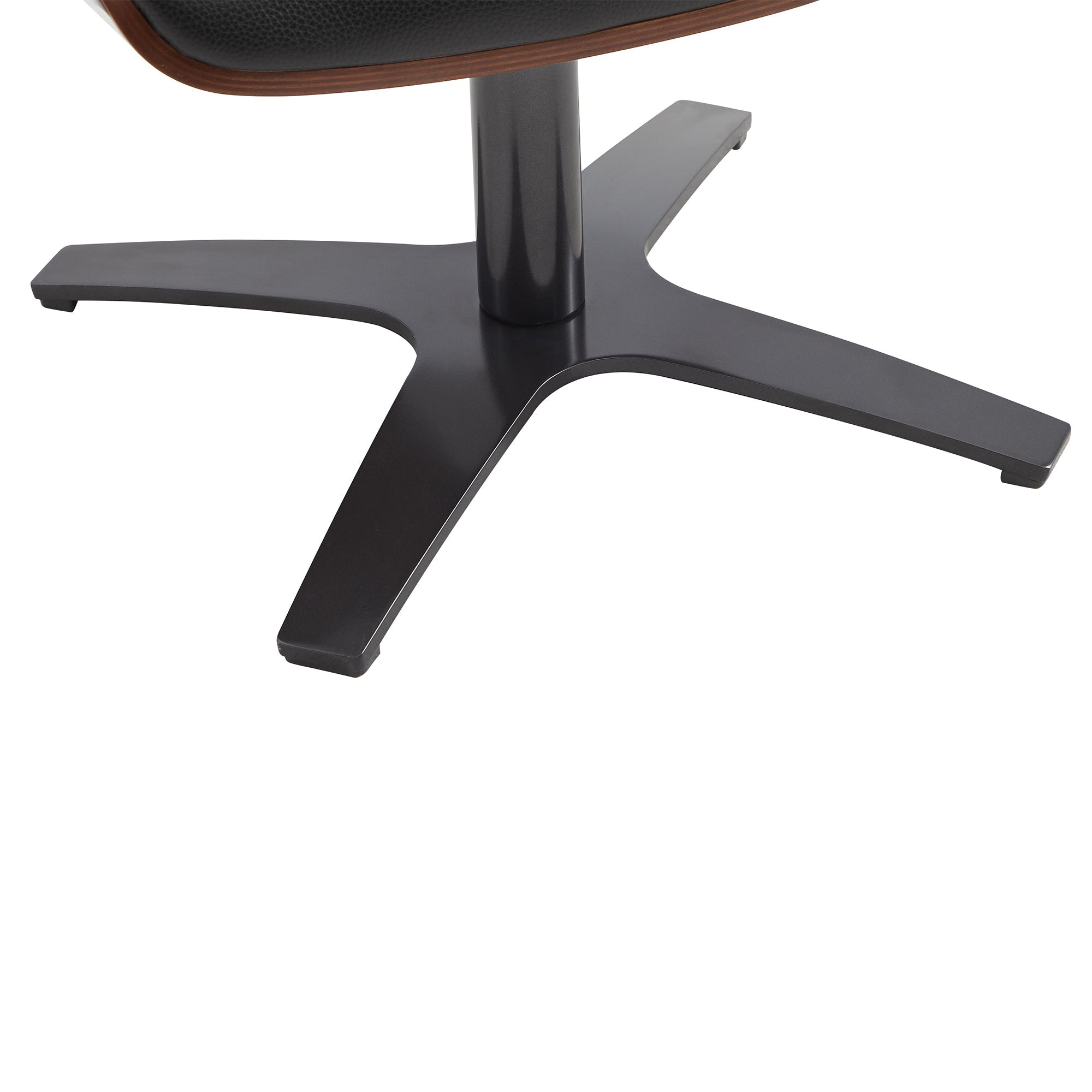 Elvin Genuine Leather Recliner Lounge Chair & Ottoman