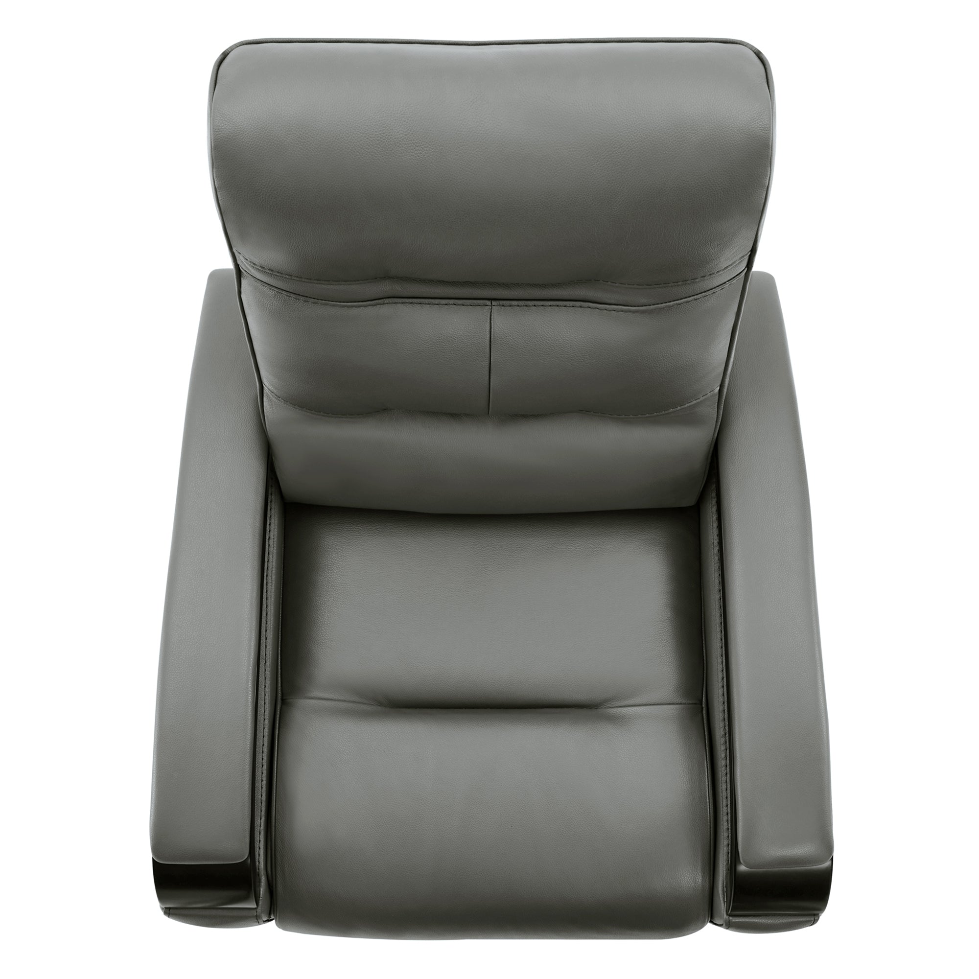 Gentry Leather Power Swivel Glider Recliner with Charging Port