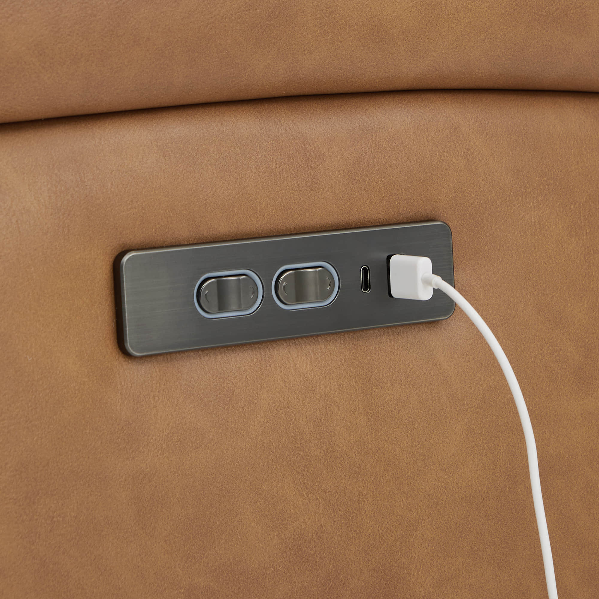 Keni Wall Hugger Power Recliner with Power Headrest