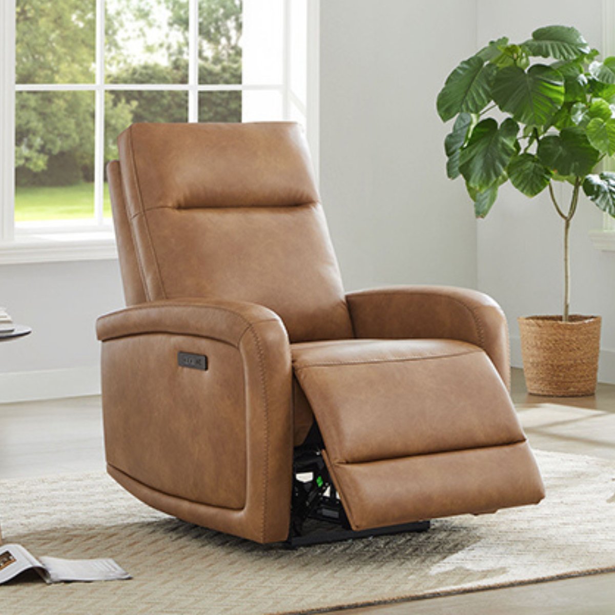 Keni Wall Hugger Power Recliner with Power Headrest