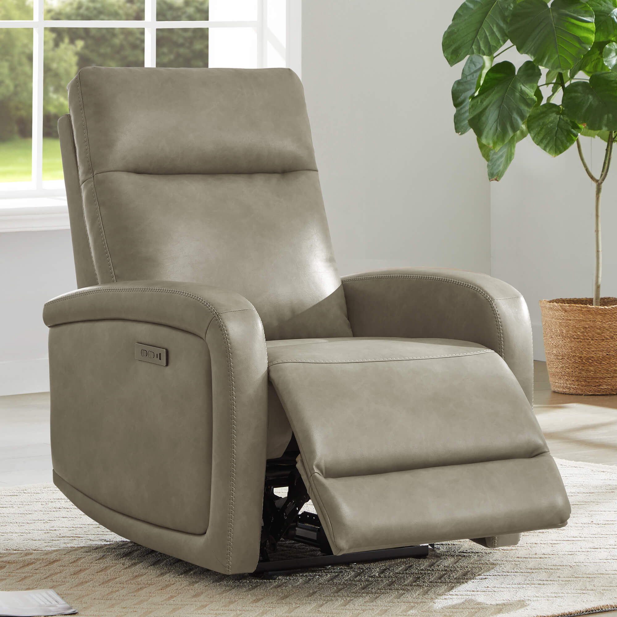 Keni Wall Hugger Power Recliner with Power Headrest