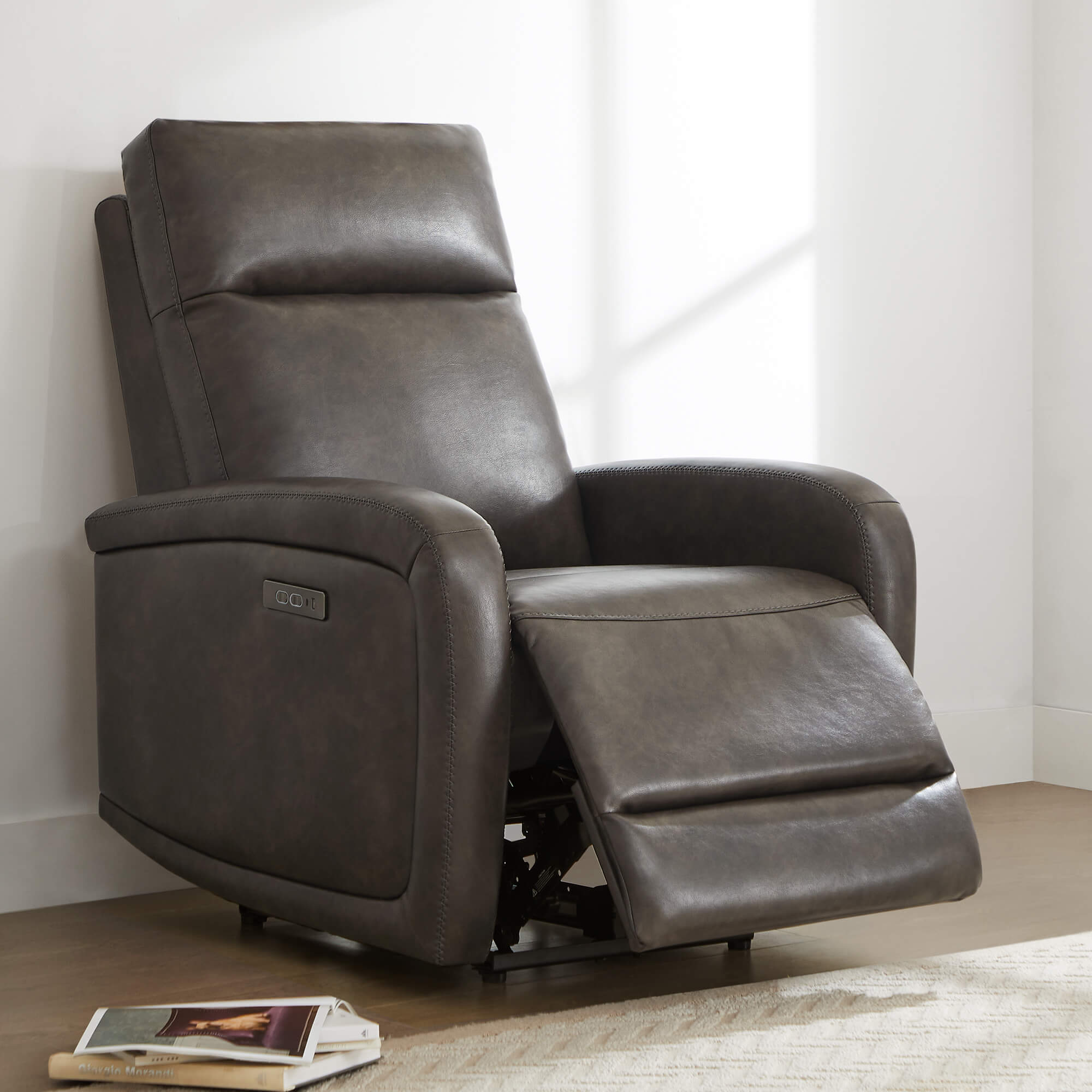 Keni Wall Hugger Power Recliner with Power Headrest