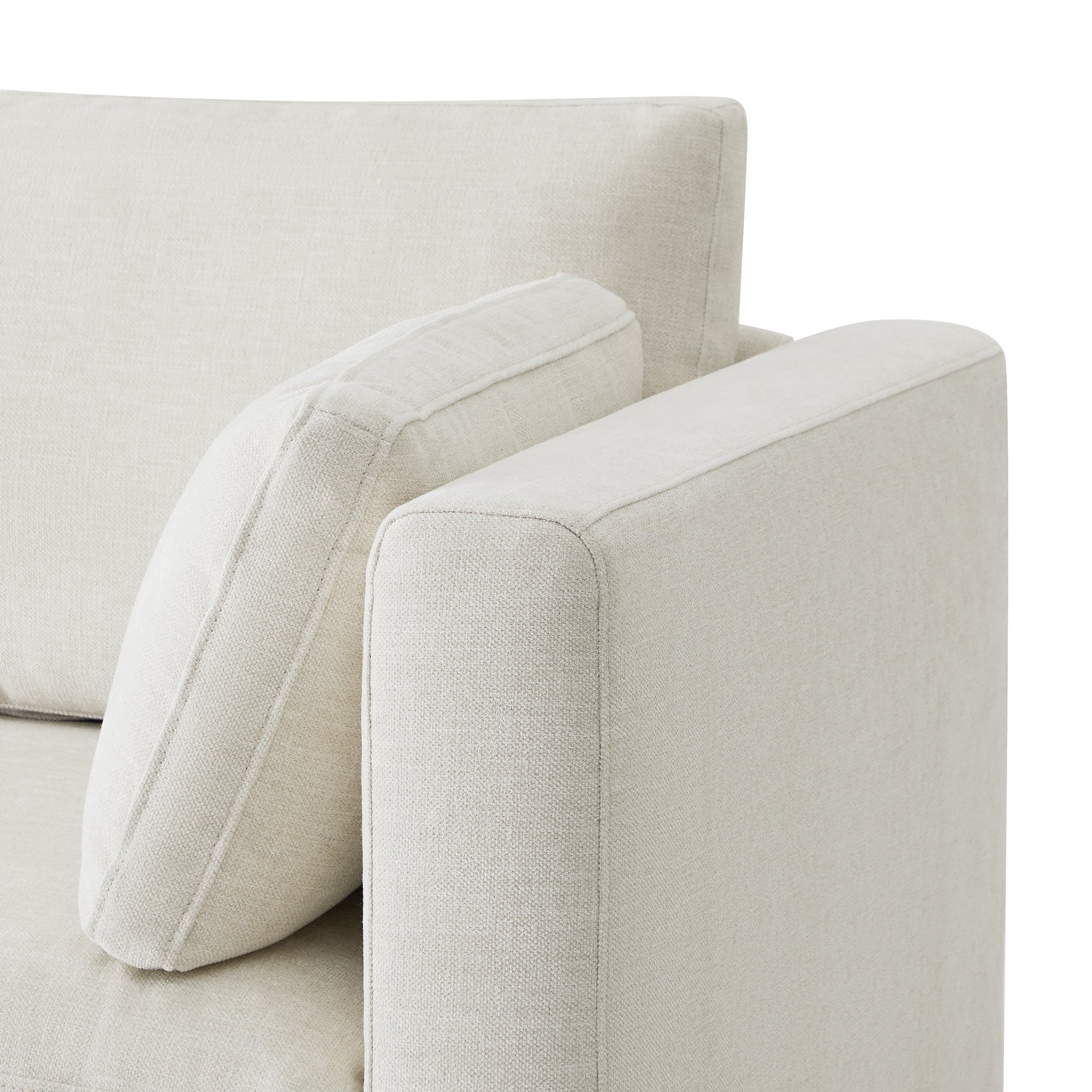 Delaney 6-Seat Modular Sofa Chaise with Storage Ottomans