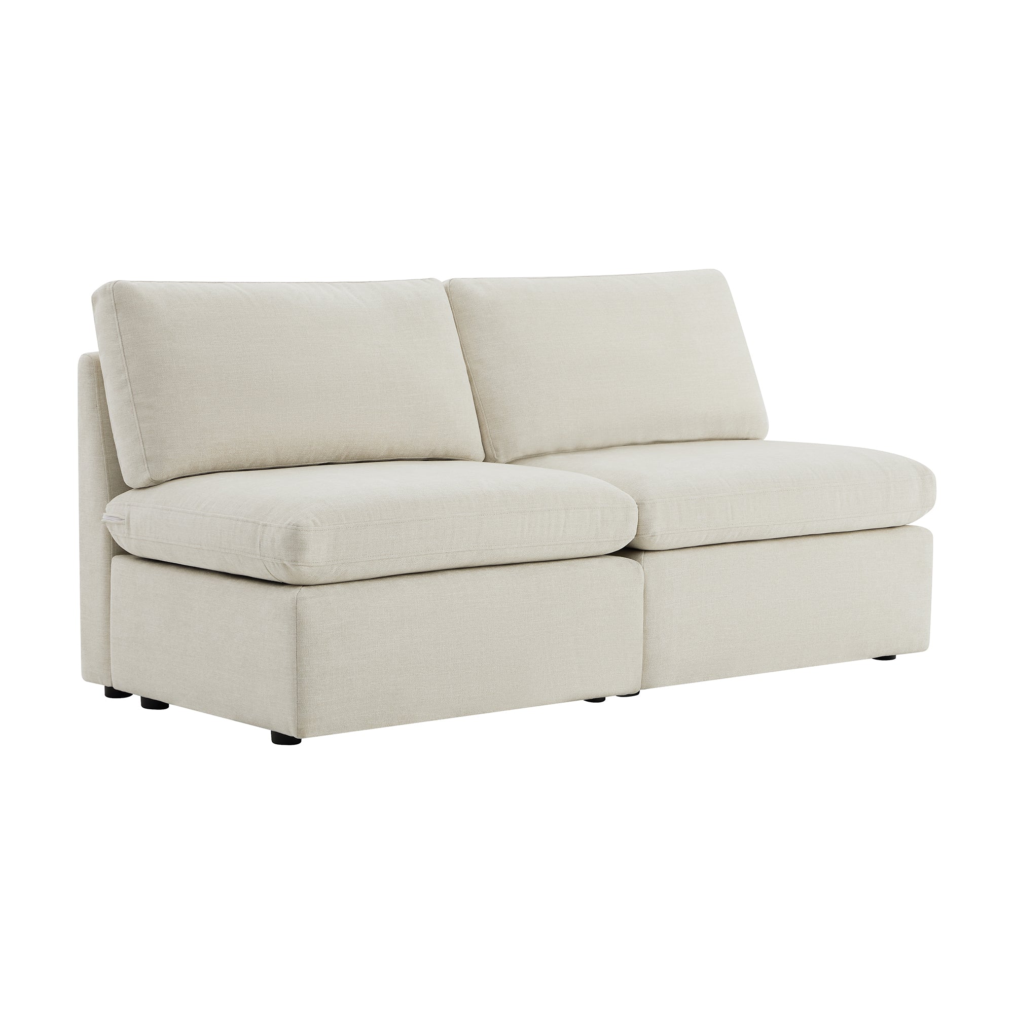 Delaney Modular Armless Chair / 2-Seat Armless Sofa