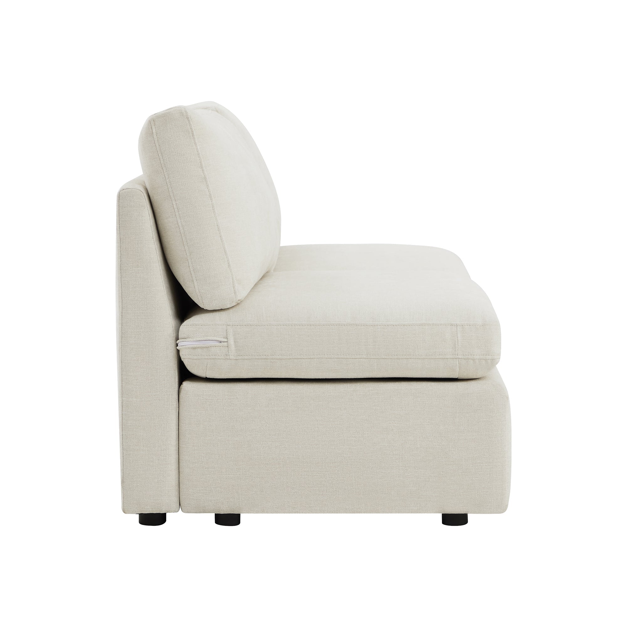 Delaney Modular Armless Chair / 2-Seat Armless Sofa