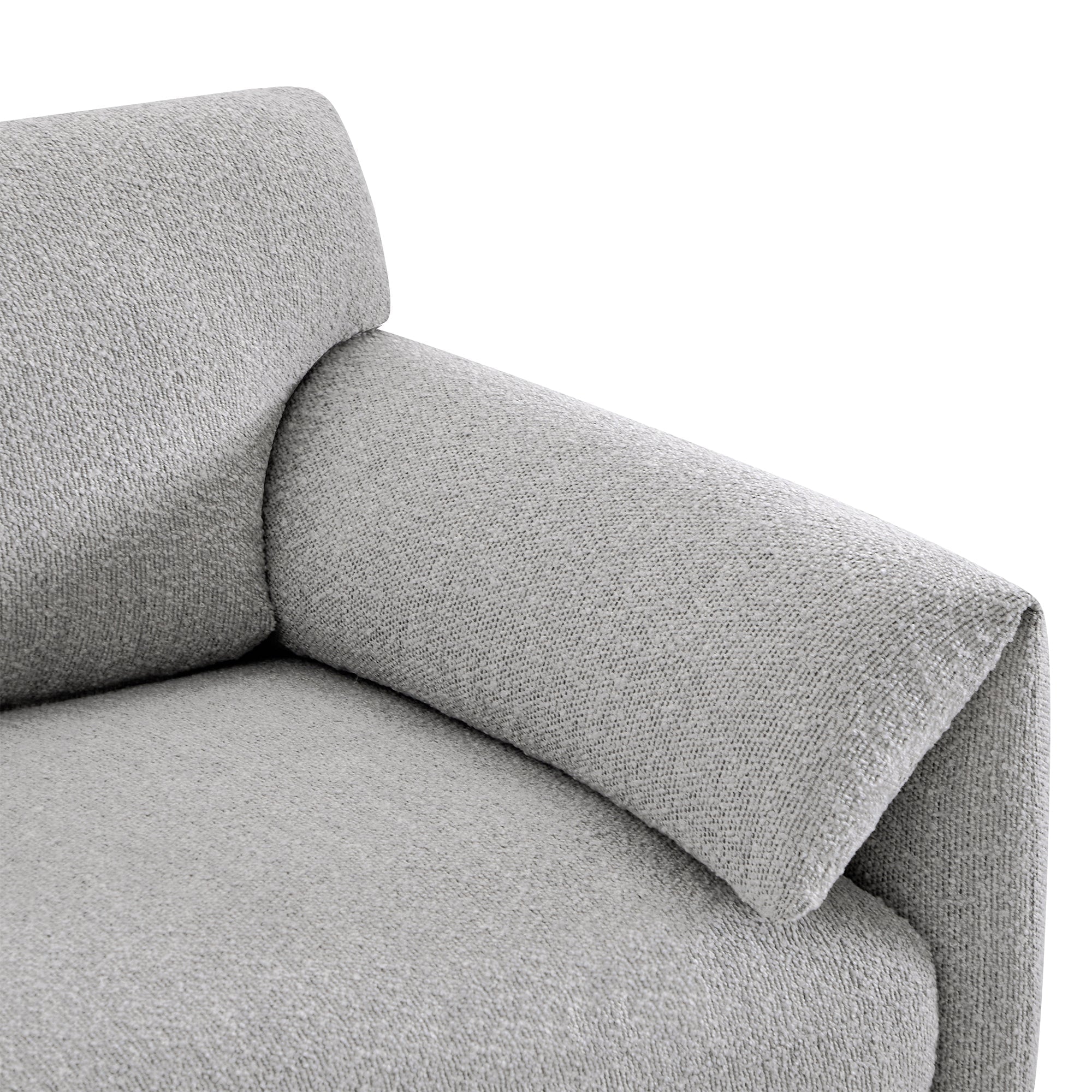 Josie Performance Boucle 2-Piece Modular Sofa  (80.3'')