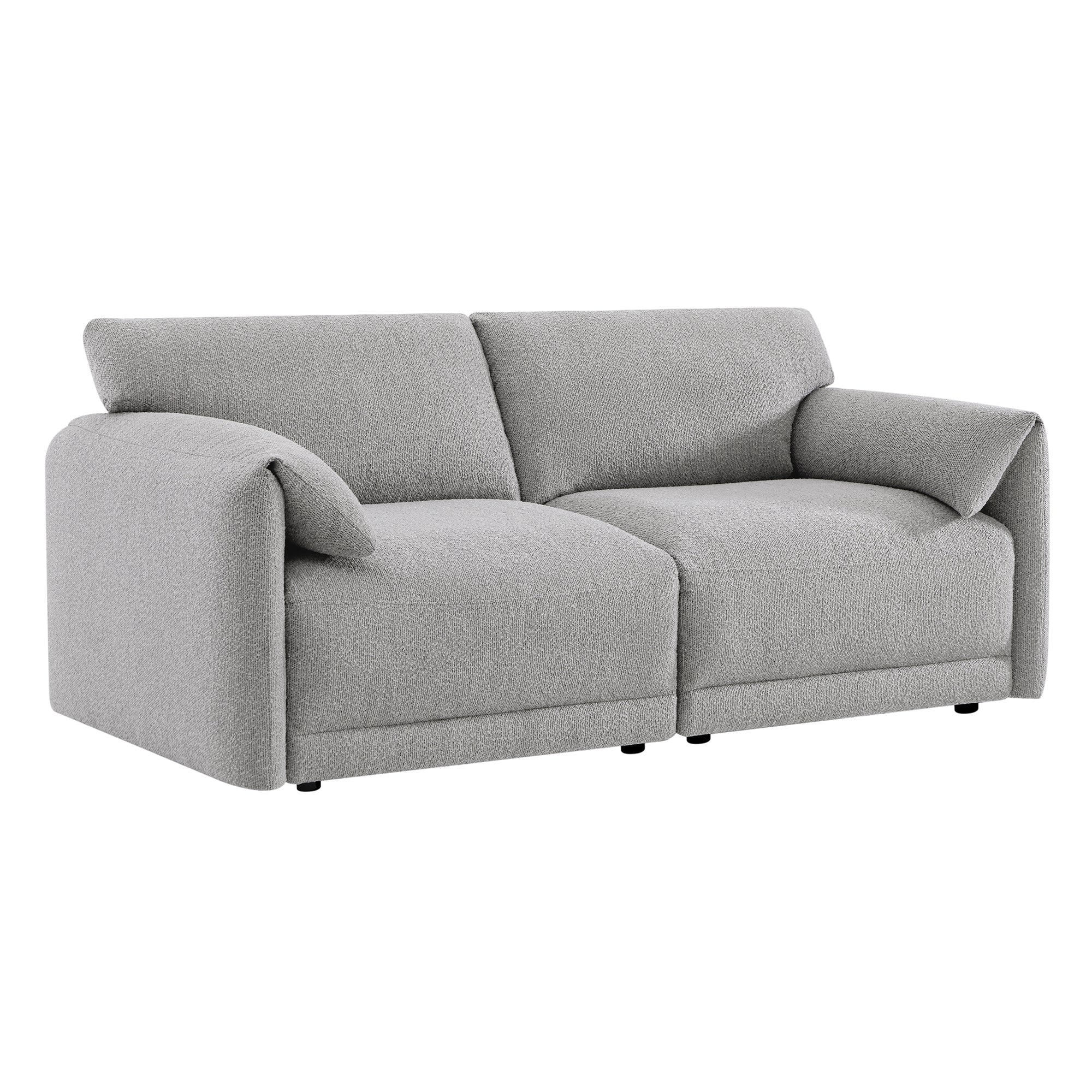 Josie Performance Boucle 2-Piece Modular Sofa  (80.3'')