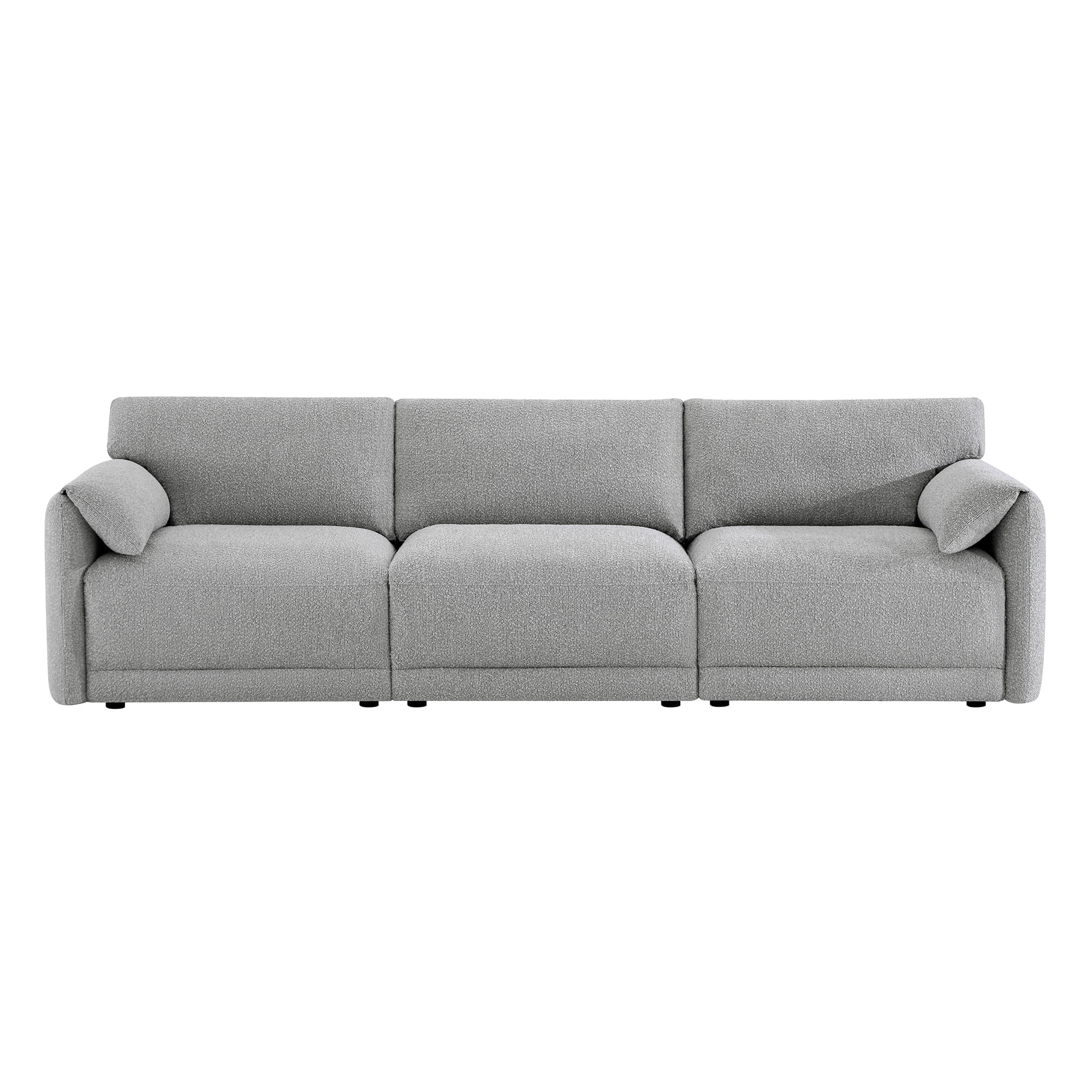 Josie Performance Boucle 3-Piece Modular Sofa  (115.7'')