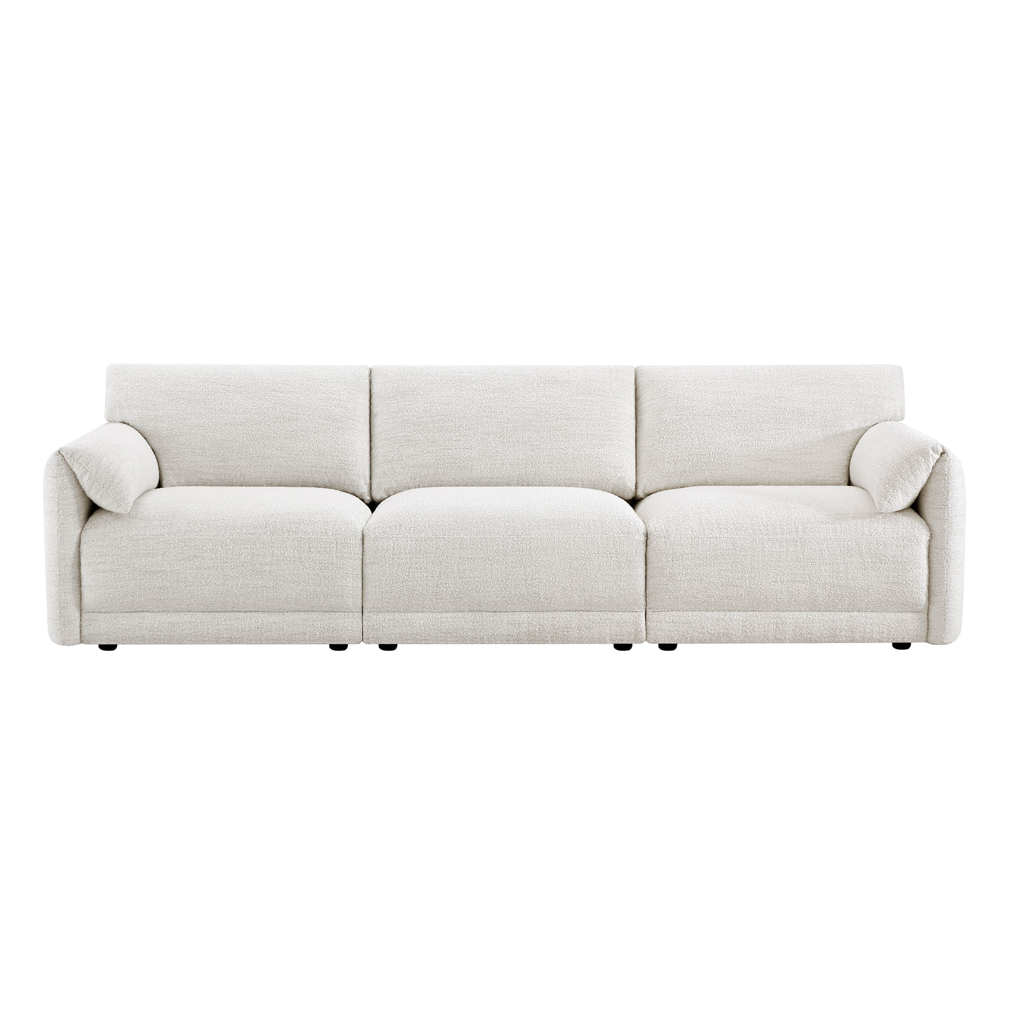 Josie Performance Boucle 3-Piece Modular Sofa  (115.7'')