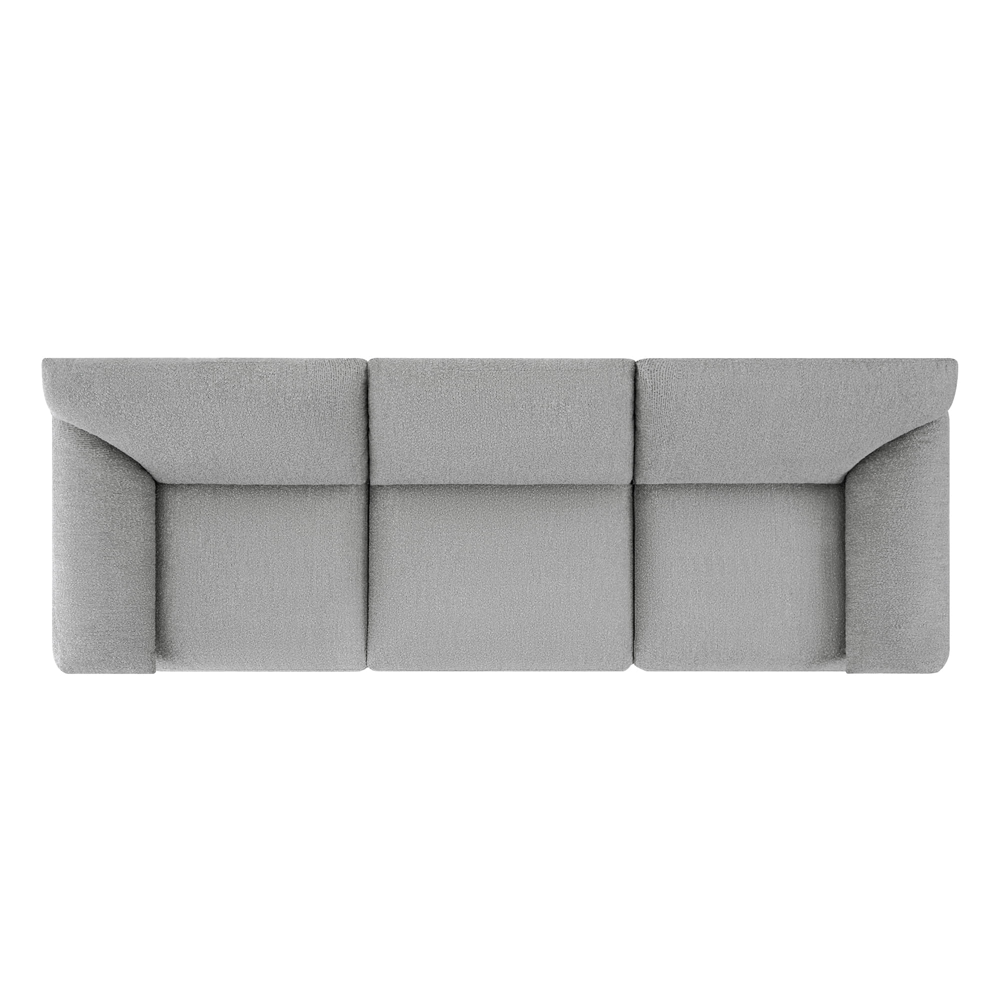 Josie Performance Boucle 3-Piece Modular Sofa  (115.7'')