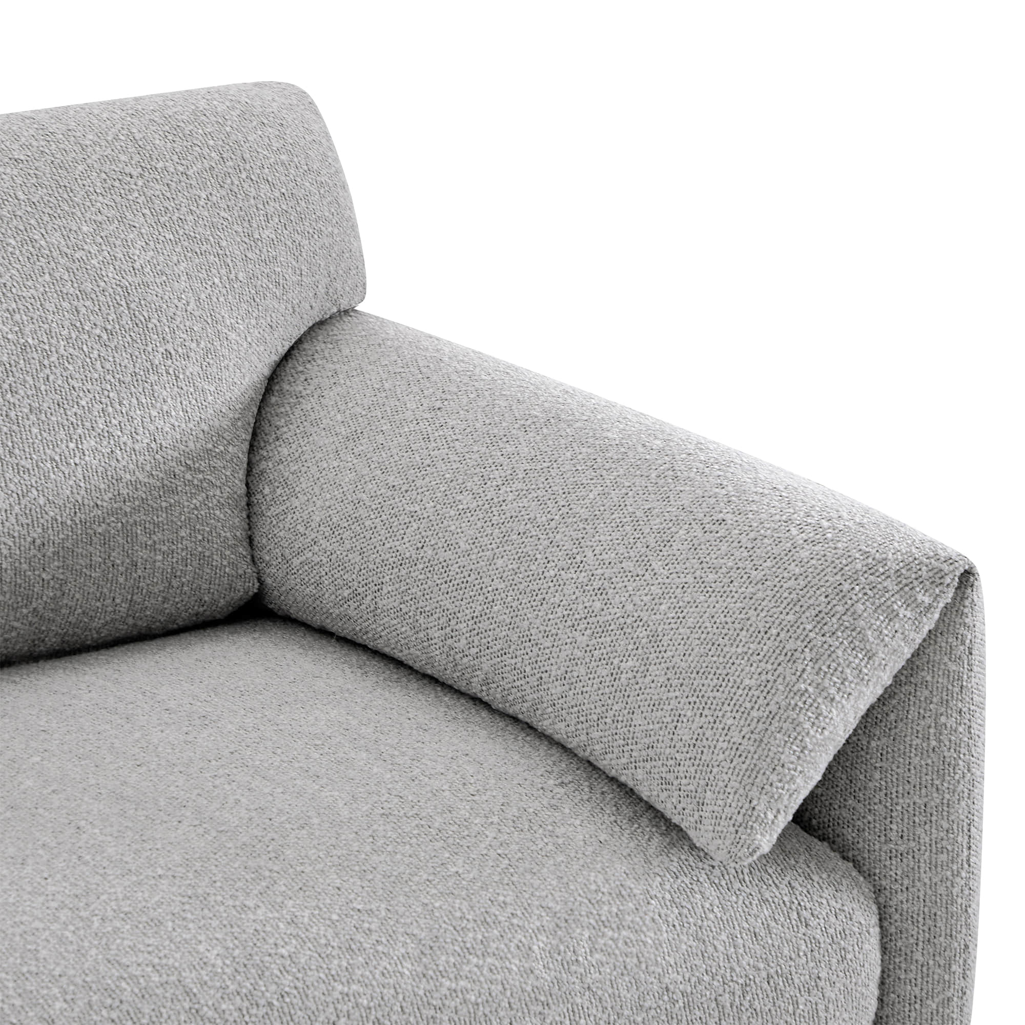 Josie Performance Boucle 4-Piece Modular Sectional (115.7'')