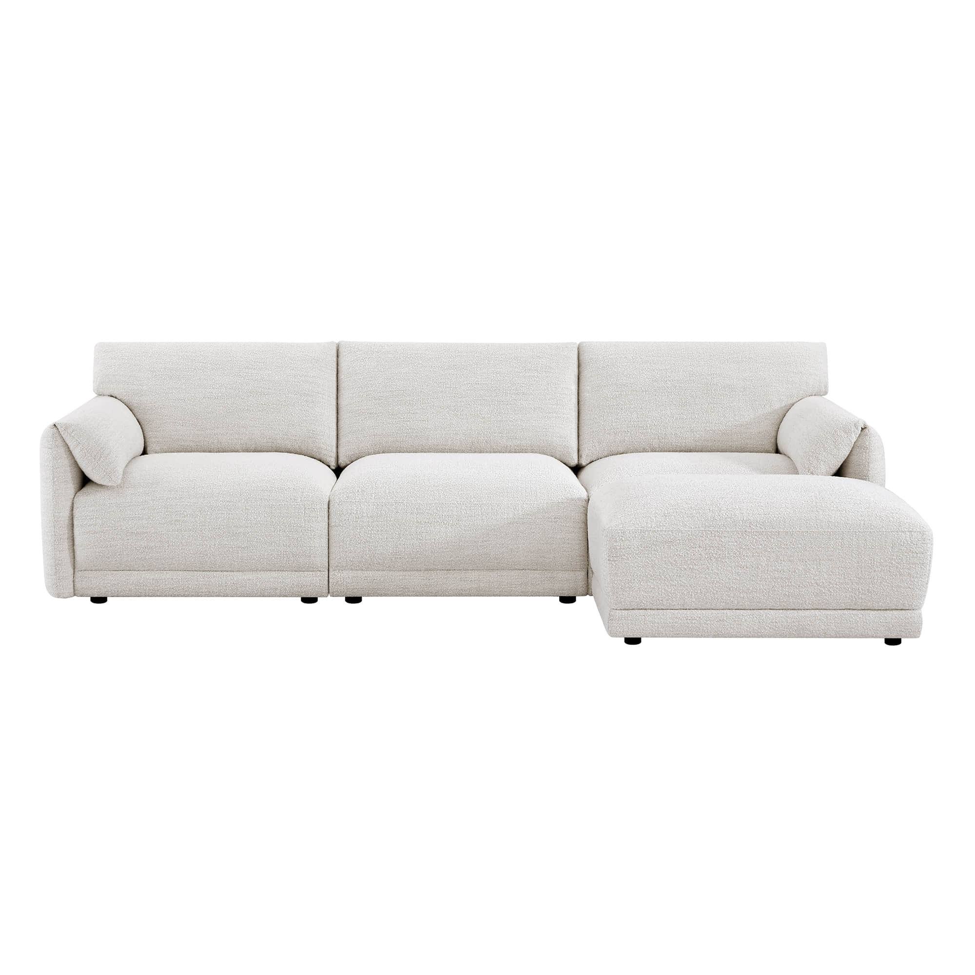 Josie Performance Boucle 4-Piece Modular Sectional (115.7'')
