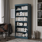 100% Solid Wood 6-Shelf Bookcase with Optional Doors by Palace Imports
