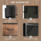 12 Drawer Dresser Fabric Tall Dressers for Bedroom Chest of Drawers