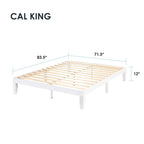 12 Classic Solid Wood Platform Bed Frame