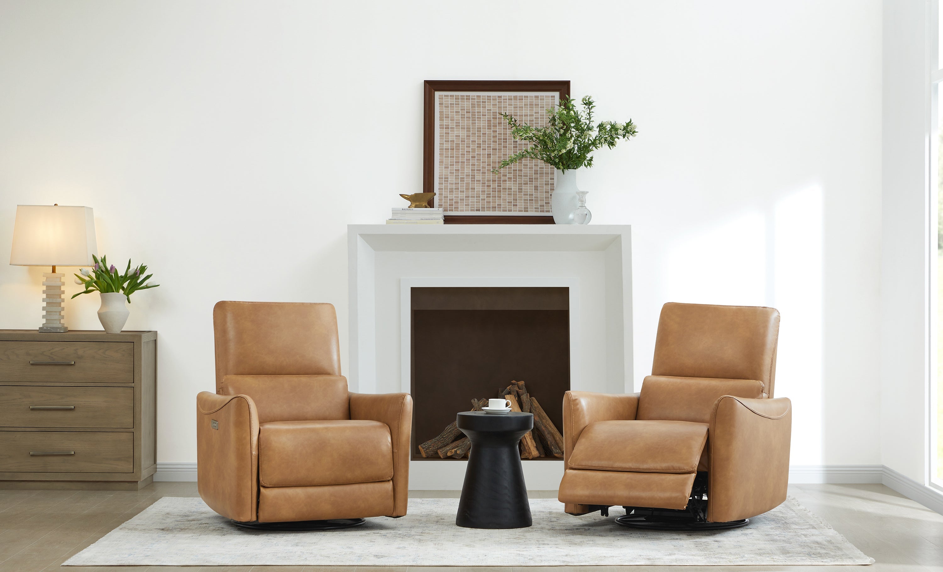 Tracee Power Swivel Nursery Glider Recliner