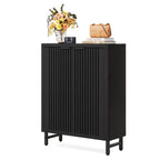 24 Pairs Shoe Storage Cabinet with Door for Entryway Living Room