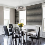 24.8 in. 8-Light Farmhouse Chandelier, Crystal Chandelier, Drum Chandelier for Dining Room Living Room Bedroom Kitchen