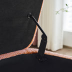 39.5 Off White Boucle Storage Ottoman Bench Sherpa Storage Bench Ottoman Foot Rest End of Bed for Living Room Bedroom,Wood Leg