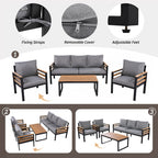 4-Piece Outdoor Furniture Sofa Set