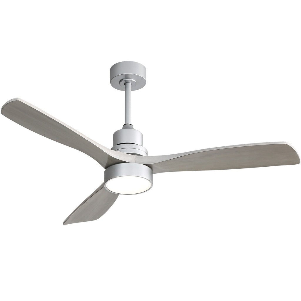 48 and 52 Integrated LED Ceiling Fan with Light and Remote, Reversible DC Motor
