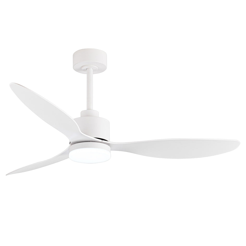 52 Inch LED Ceiling Fan with Lights Remote(3-Blade)