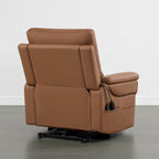 Addy Genuine Leather Lift Assist Power Recliner With Heat Massage