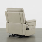 Addy Genuine Leather Lift Assist Power Recliner With Heat Massage