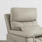 Addy Genuine Leather Lift Assist Power Recliner With Heat Massage