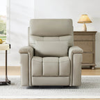 Addy Genuine Leather Lift Assist Power Recliner With Heat Massage