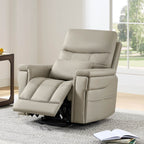 Addy Genuine Leather Lift Assist Power Recliner With Heat Massage