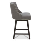 Asher Swivel Nailhead Trim Bar & Counter Stools