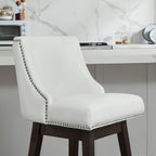 Asher Swivel Nailhead Trim Bar & Counter Stools