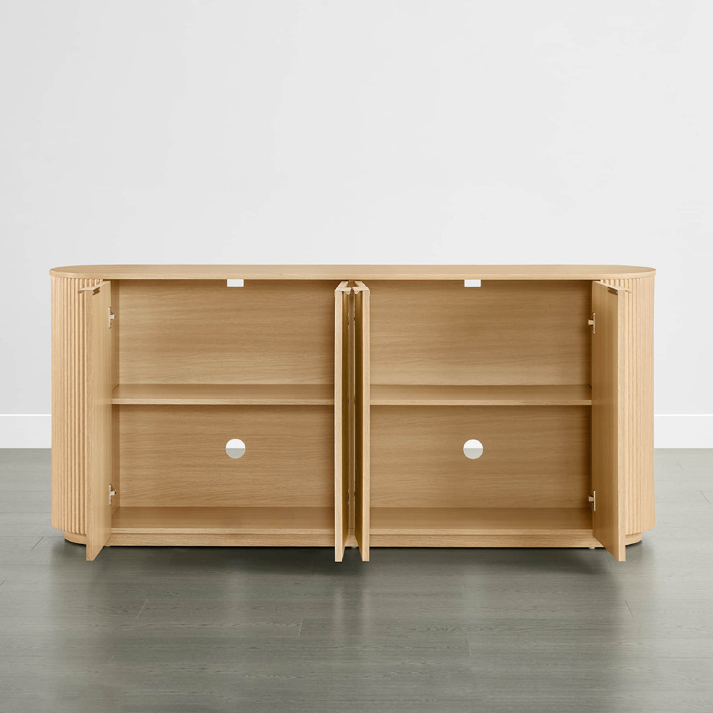 Bowen – 70 Fluted Wood Sideboard