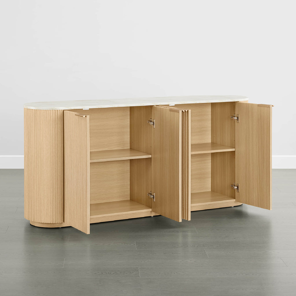 Bowen – 70 Fluted Wood Sideboard