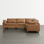 Brendon Modular Corner Sectional Sofa with Wood Leg