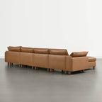 Brendon Modular 6-Seat Sectional Sofa with Wood Leg