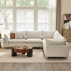 Brendon Modular Corner Sectional Sofa with Wood Leg