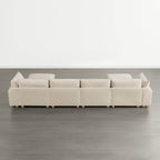 Brendon Modular 6-Seat Sectional Sofa with Wood Leg
