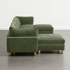 Brendon Modular 6-Seat Sectional Sofa with Wood Leg