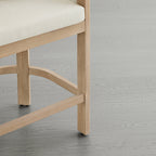 Clover Boho Acacia Wood Rope Indoor & Outdoor Counter Stool