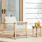 Sienna Modern Acacia Wood Rope Outdoor Bistro Set