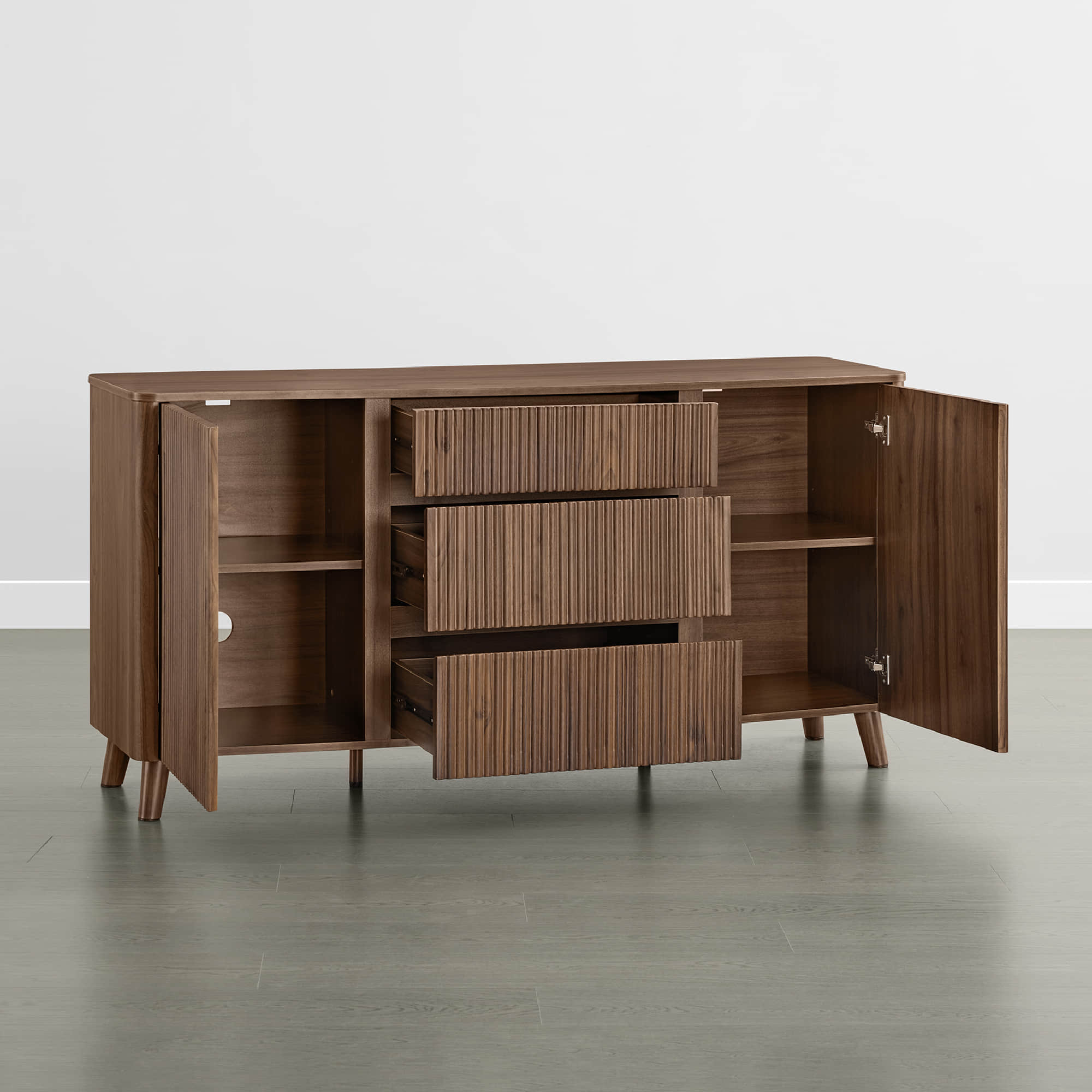 Clara Contemporary Wood Sideboard - 62