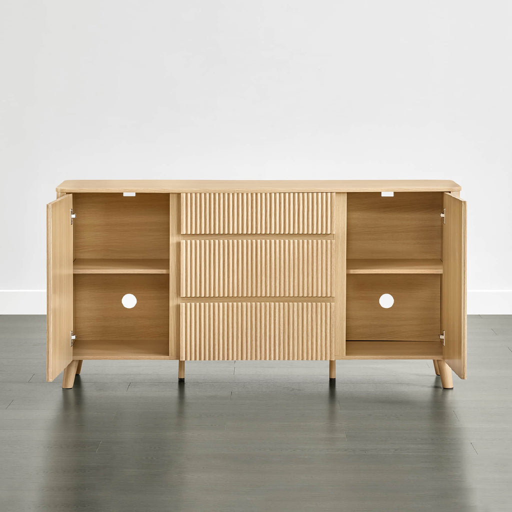 Clara Contemporary Wood Sideboard - 62