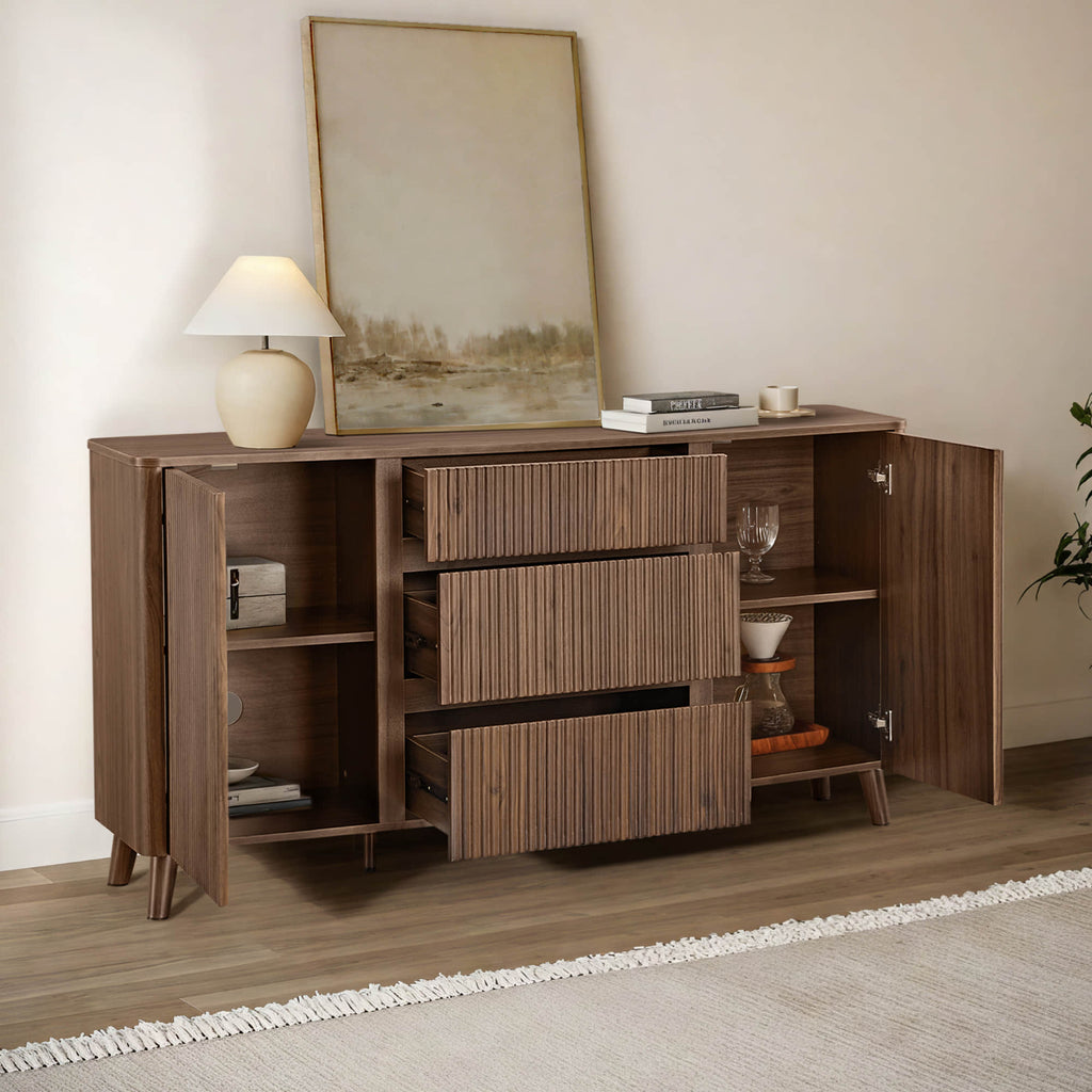 Clara Contemporary Wood Sideboard - 62