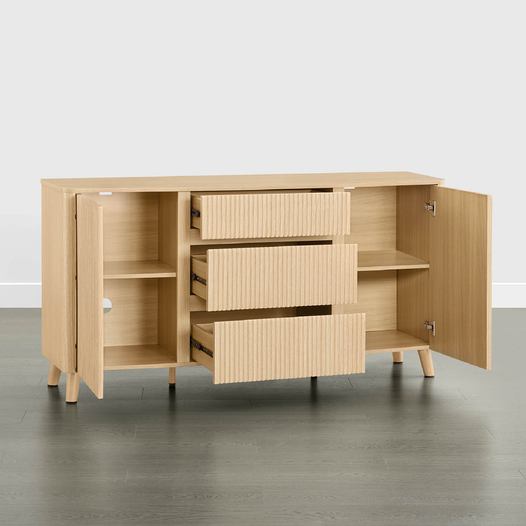 Clara Contemporary Wood Sideboard - 62