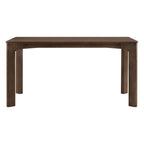 Table de salle à manger rectangulaire en bois moderne Everett pour 4 personnes