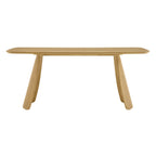 Glacia Modern Wood Dining Table for 4