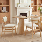 Glacia Modern Wood Dining Table for 4